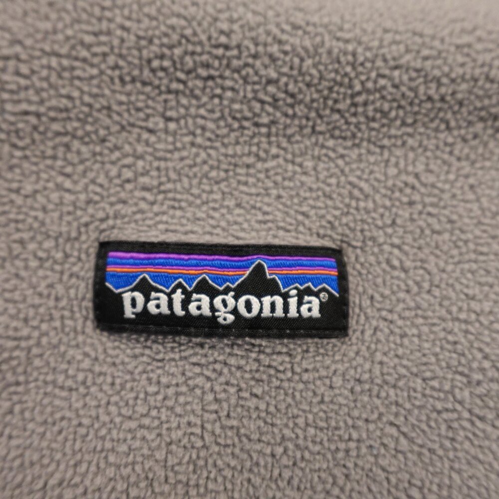 Patagonia Micro D 1/4-Zip Fleece Pullover Women’s Large Gray Ims Logo View 2